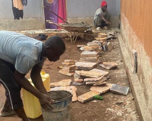Reparatie muur