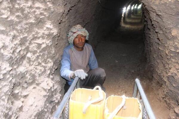 Aanleg watertunnel