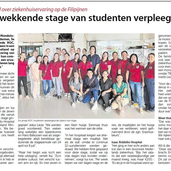 Indrukwekkende stage in de Filipijnen